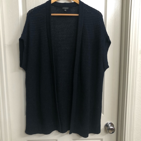 Talbots Sweaters - Talbots Knitted Open Front Long Sweater Sleeveless
